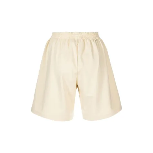 MM6 Maison Margiela Embroidered-logo Knee-length Jersey Shorts