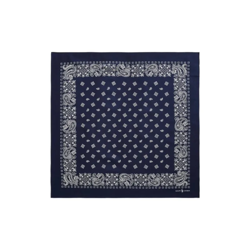 Polo Ralph Lauren Paisley-print Square-shape Scarf-0