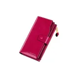 Rose Red (Top Grain Cow Leather) Anti-Skimming