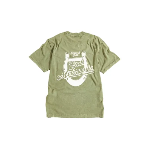 Dickies END. Co-branded Paragraphs T-Shirts Men Deep Olive