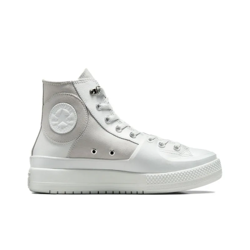 Converse Non slip Lightweight High Top Canvas Shoes Unisex White Gray-1