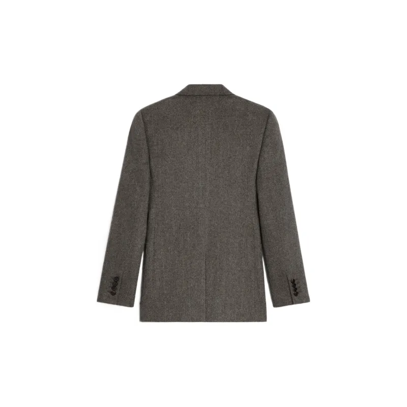 CELINE SS24 Business Suit Coat Women's Brown-1