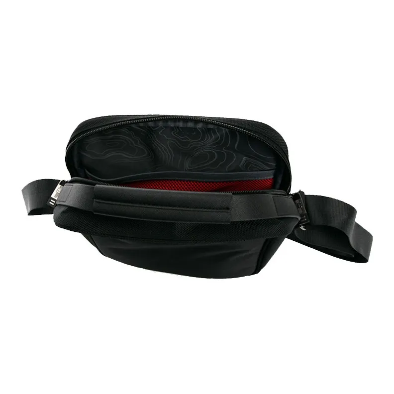 SUISSEWIN Polyester Messenger Bag Shoulder Bag Regular Unisex Black-4