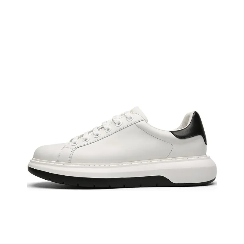 CROWN Low Top Skateboard Shoes Men's White-0