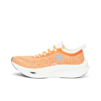 SOULLAND x LiNing Feidian 3 Ultra Cushioning Slip Resistant Low Top Running Shoes Unisex Orange