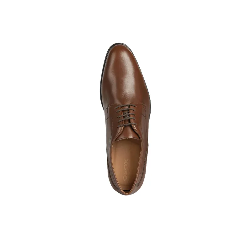 GEOX Dress Shoes Men Low Top Brown-5