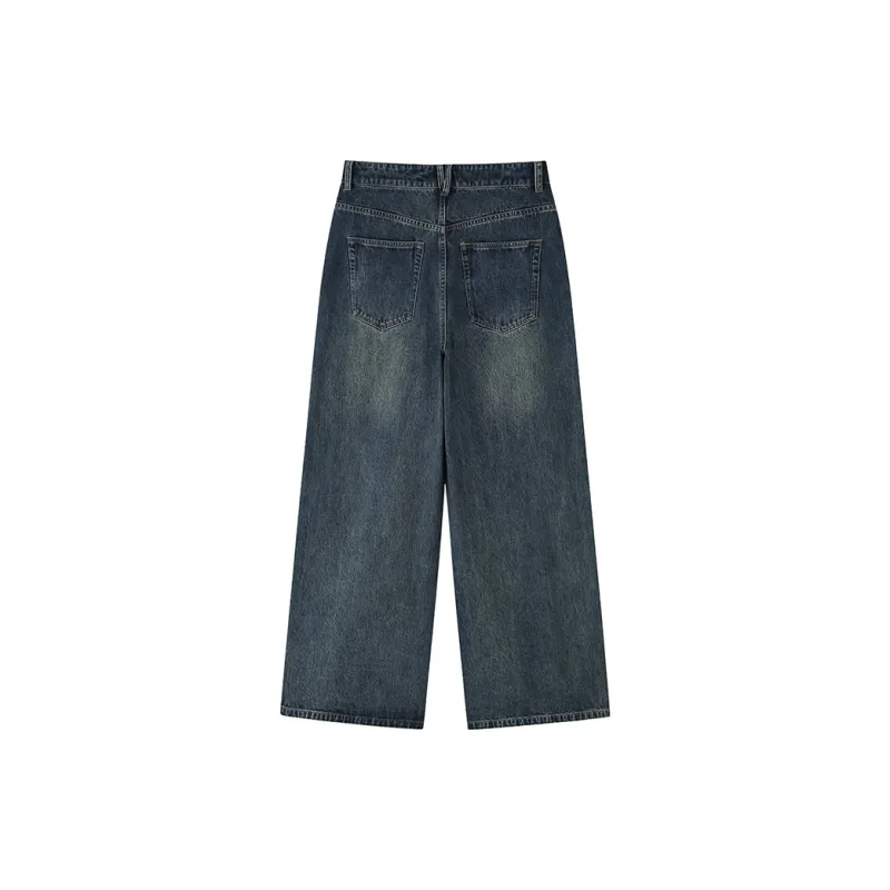 ZHOUMIAO Jeans Women's Dark Blue-1