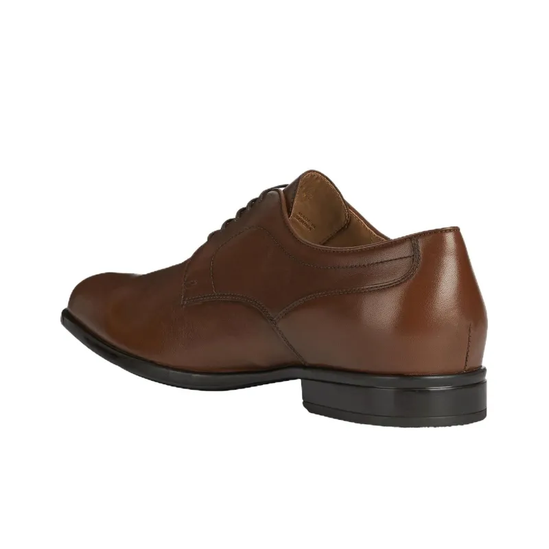 GEOX Dress Shoes Men Low Top Brown-4
