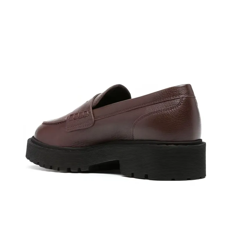 HOGAN Round-Toe Slip-On Loafers Women's-3