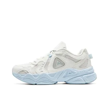 PEAK Taichi P2K Chunky Sneakers Cushioning Wear Resistant Rebound Low Top Casual Shoes Women's Beige