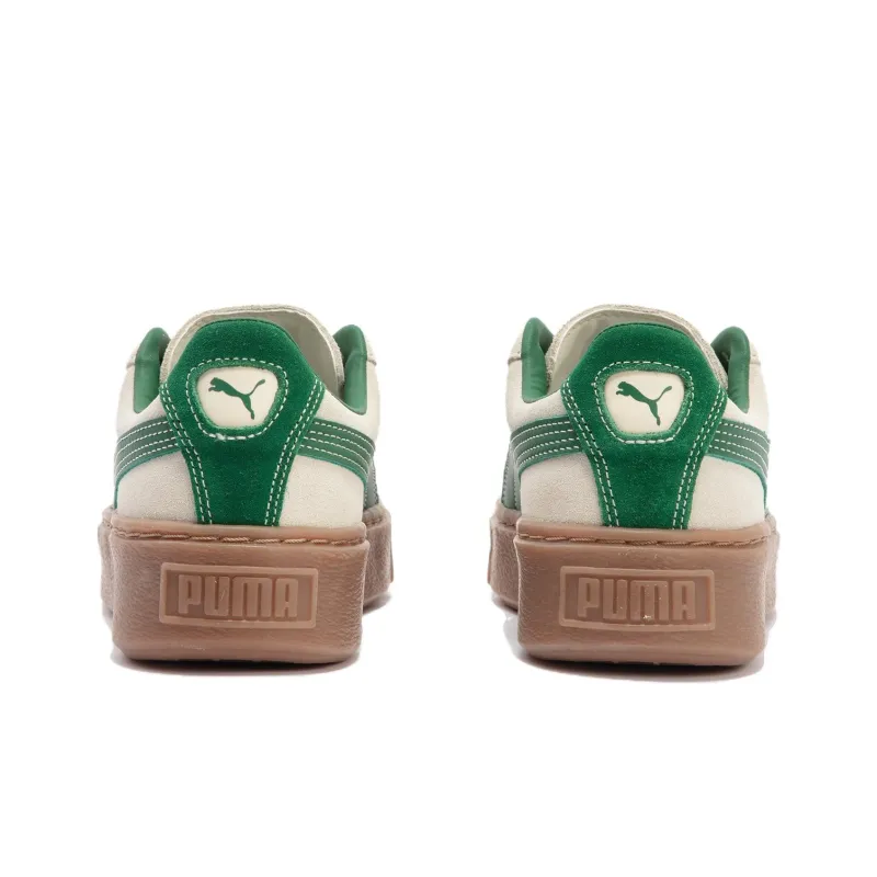 PUMA Suede Platform Core 'Beige Green' Women's-3
