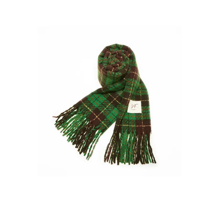 Narandu Knit Scarves Women's Taro Purple/Vintage Green-2