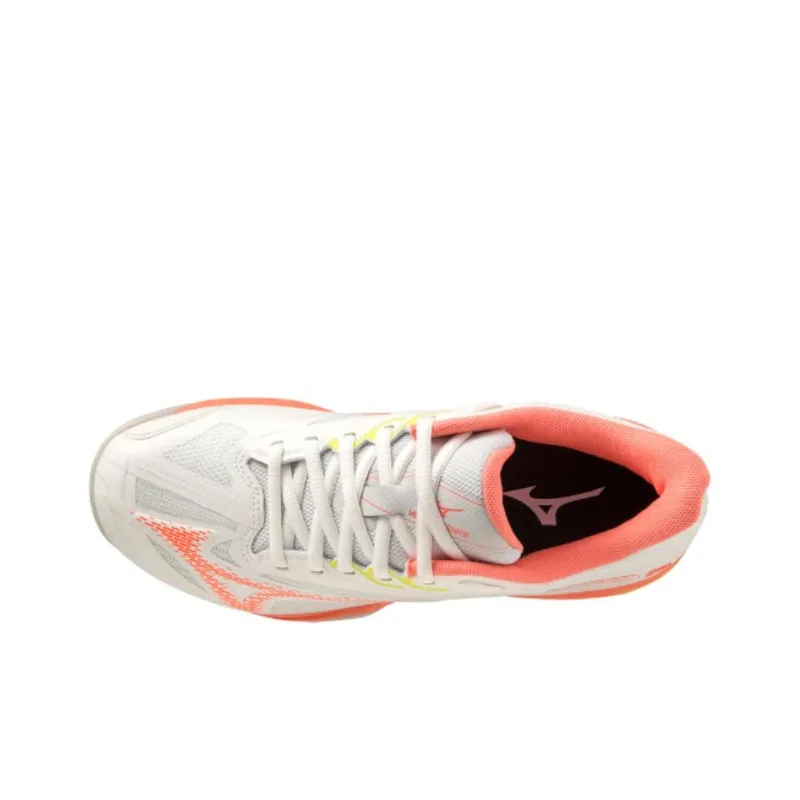 Mizuno Women's Wave Exceed Light 2 AC 'Snow White Fusion Coral'-2