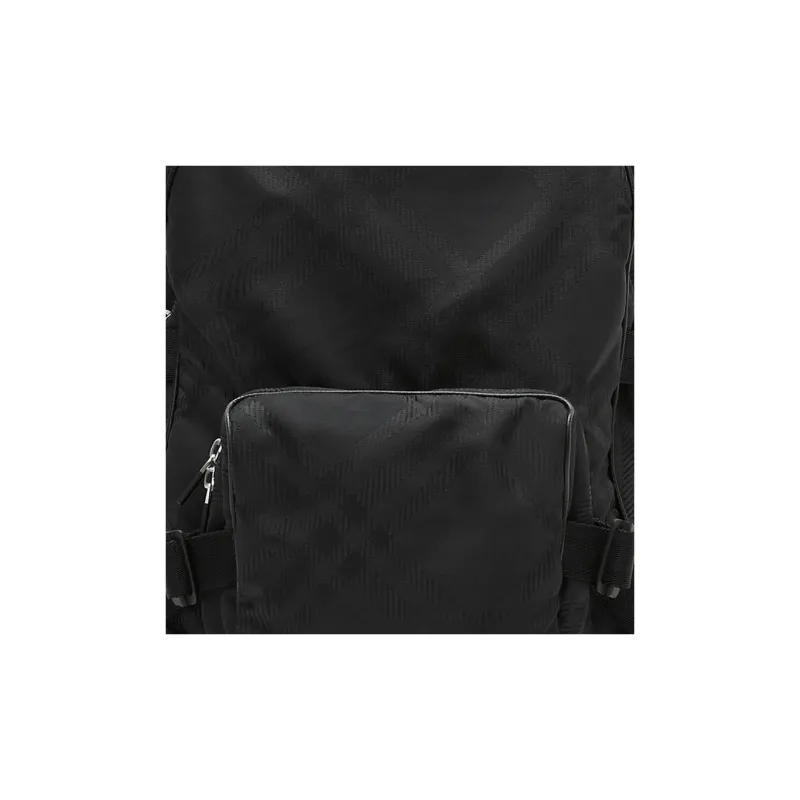 Burberry Polyamide Blended With Polyester Backpack Men's Black-7