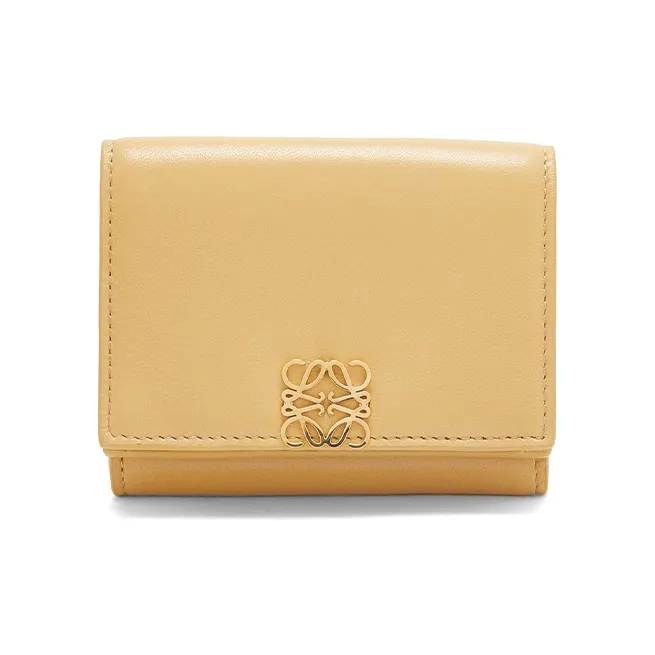 LOEWE Bright Nappa Calfskin Wallet Women's Deep Butter-0