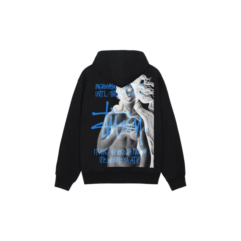 Stussy Basic Logo Zip Hoodie-1