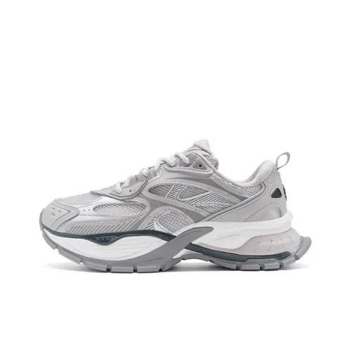 XTEP Mei Li Cushioning Low Top Casual Shoes Women's Gray