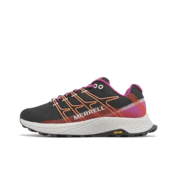 MERRELL Moab Flight Cushioned Wear-Resistant Breathable Low-Top Outdoor Shoes Women's Black Red