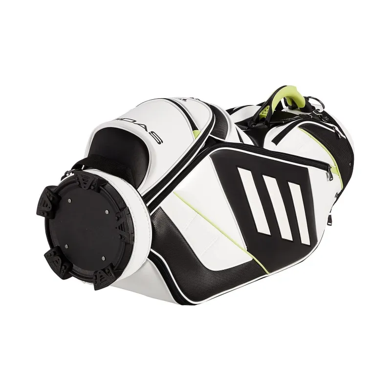 Adidas Artificial Leather Polyurethane Golf Equipment Ball Bag Shoulder Bag Regular Men's Black/White-4