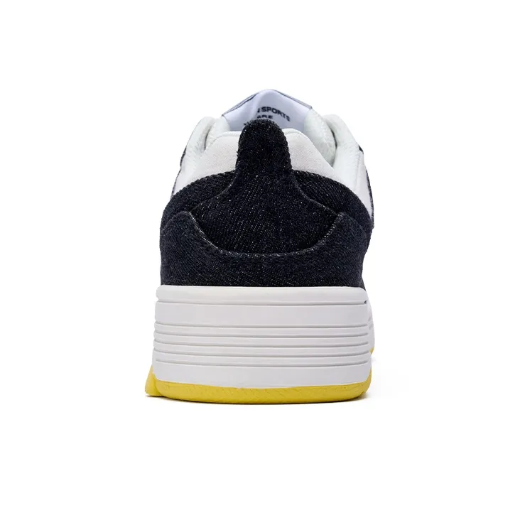 PONY M100 Anti Slip Wear Resistant Low Top Skateboard Shoes Unisex Black-3