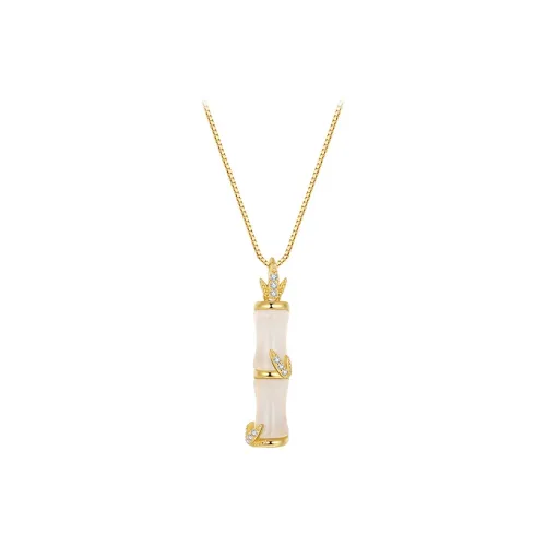 Olampe Chalcedony S925 Silver Necklace Women's