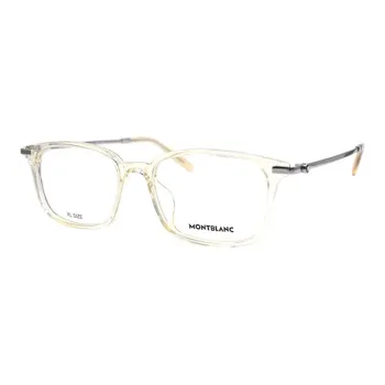 MONTBLANC Plate Frame Rectangular Eyeglass Frames Men's