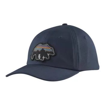 Patagonia Organic Cotton Canvas Recycled Fishnet Baseball Caps Unisex Dark Blue