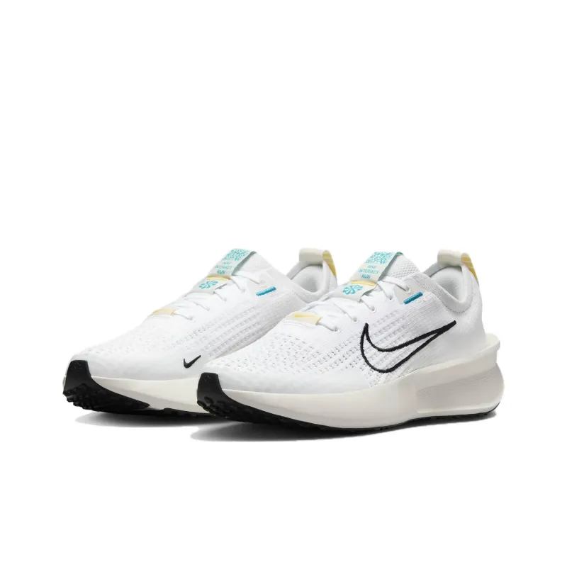 Nike Interact Run White Dusty Cactus Black Saturn Gold Women's-2