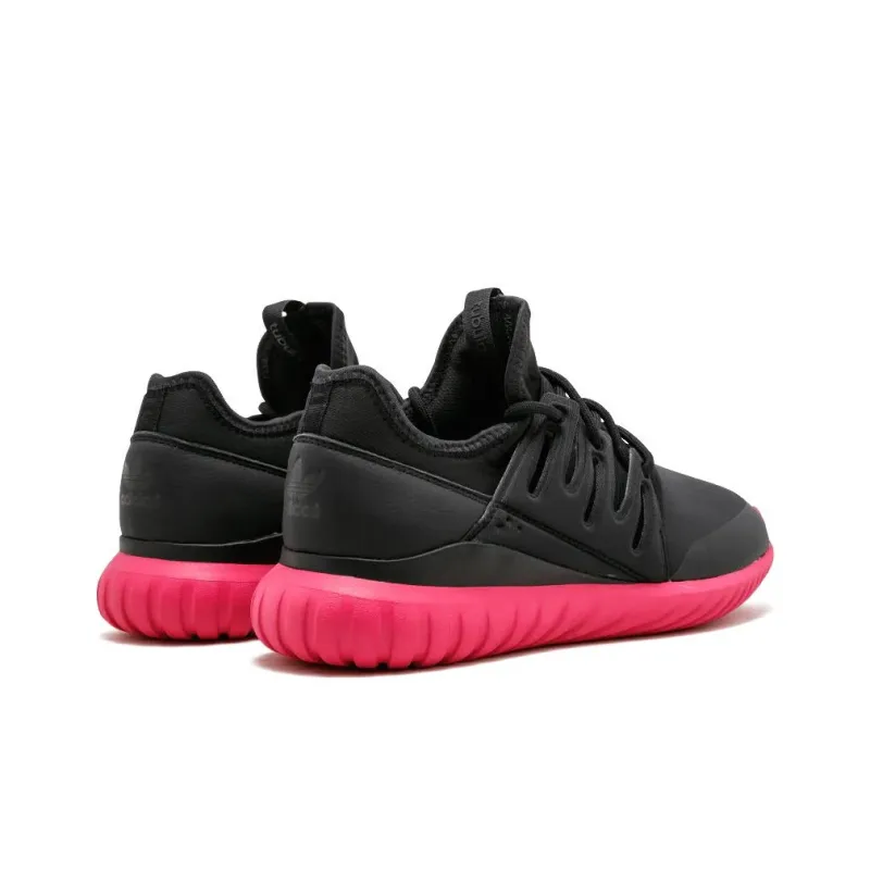 Adidas Tubular Radial Black/Black Pink-3