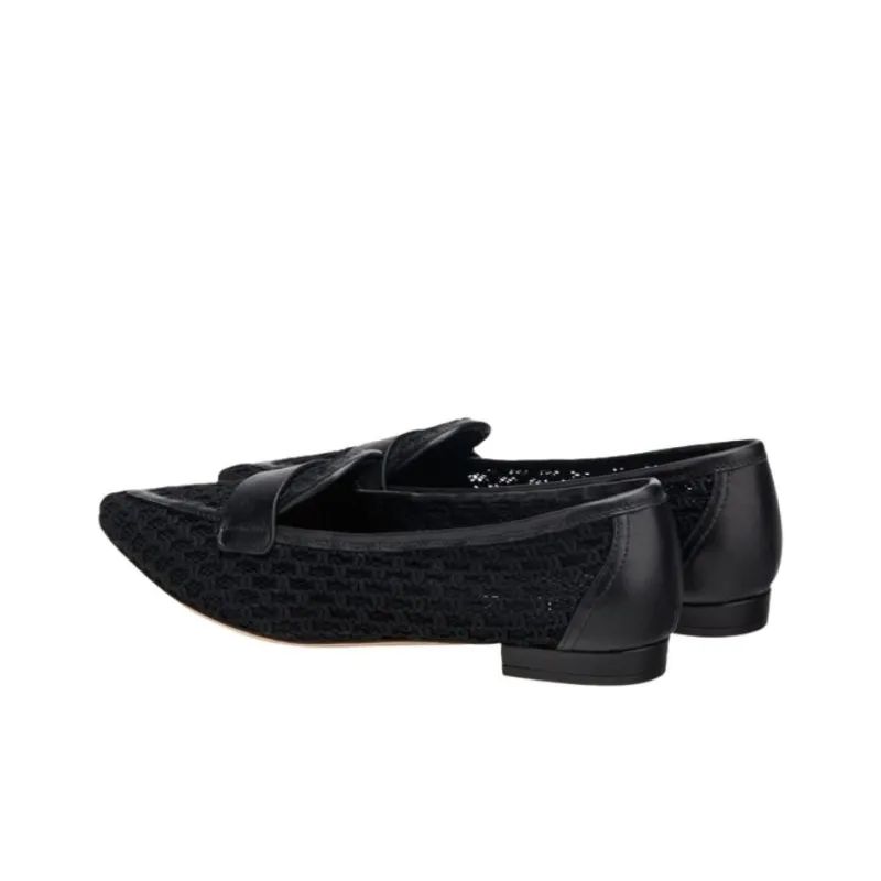 Agl Blanca Plots Woven Loafers-2