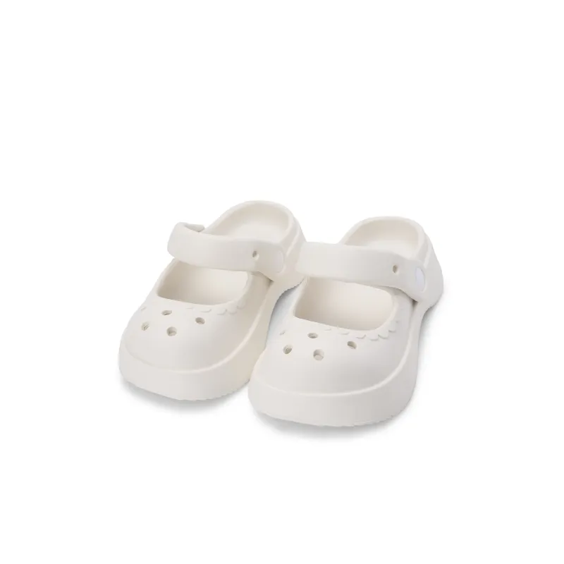 XMISTUO Mary Jane Closed Toe Anti-Collision Sandal Clogs Kids-5