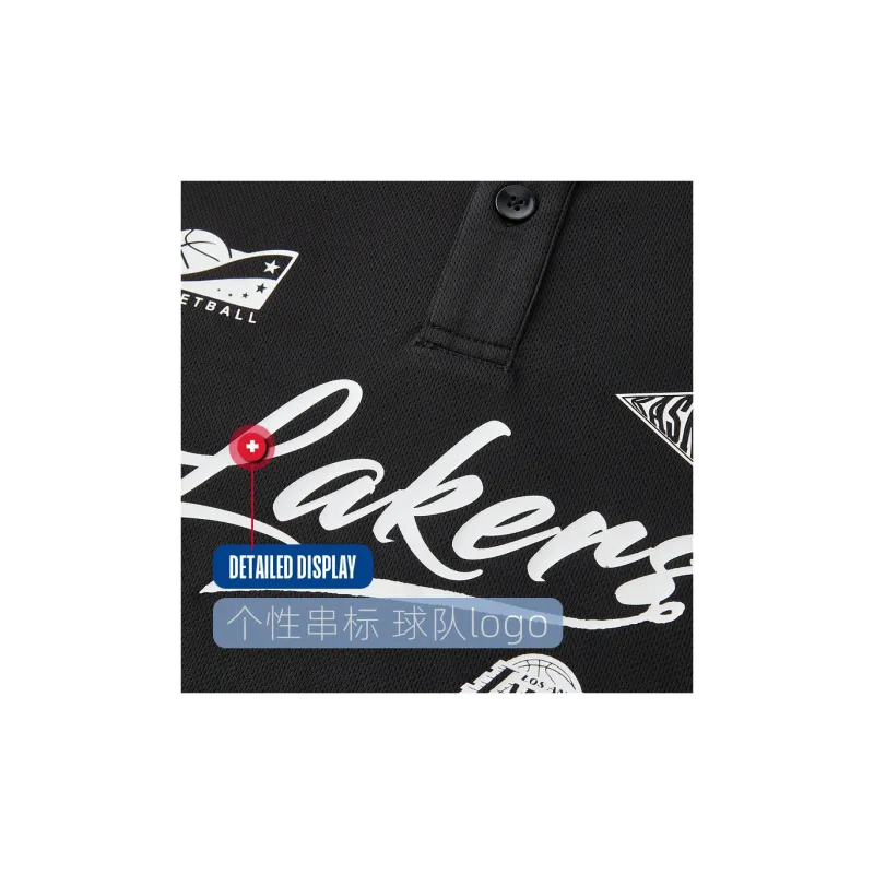 NBA Team Culture Series Polo Shirts Unisex Black-4