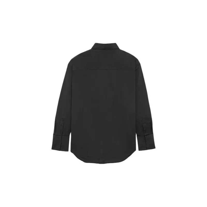 SAINT LAURENT Oversized Long Sleeved Shirt-1