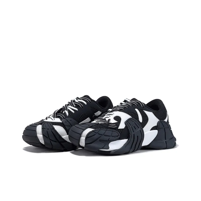 BELLALILY Anti Slip And Wear Resistant Height Increasing Low Top Chunky Sneakers Women's-8