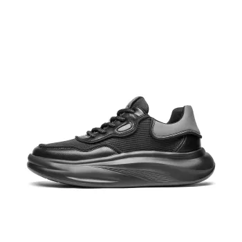 15 MINS Chunky Sneakers Men Low Top Black