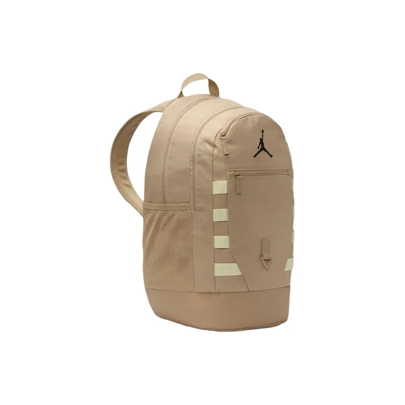 Jordan Polyester Backpack Unisex Medium Brown-1