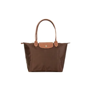 LONGCHAMP Le Pliage Polyamide Canvas Dumpling Bag One Shoulder Handbag Handbag Shoulder Bag Small Size Women's Ebony