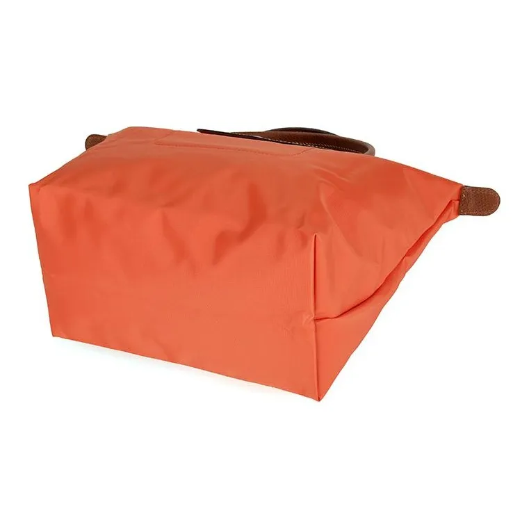 LONGCHAMP Le Pliage Polyamide Canvas With Leather Dumpling Bag Handbags Small Size Women's Orange-4