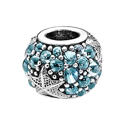 Pandora Metal Bead Ornament Unisex Silver-2