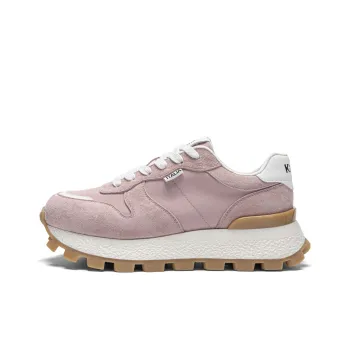 Kappa Anti Slip Wear Resistant Low Top Running Shoes Women's Milk Tea Pink