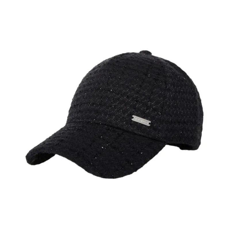 STEVE MADDEN Polyester Polyester Spandex Baseball Caps Women's Black-0