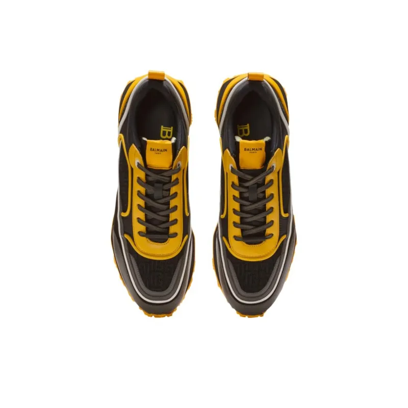 BALMAIN Racer Low-Top Casual Shoes Men's Black-2