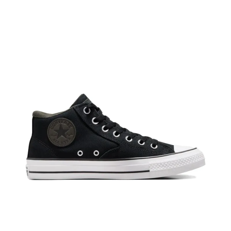 Converse Chuck Taylor All Star Abrasion Resistant Breathable Mid Top Canvas Shoes Unisex Black-1