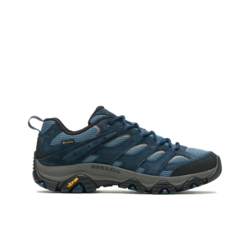 MERRELL MOAB 3 GTX Durable Breathable Low-Top Outdoor Shoes Men's Blue-1