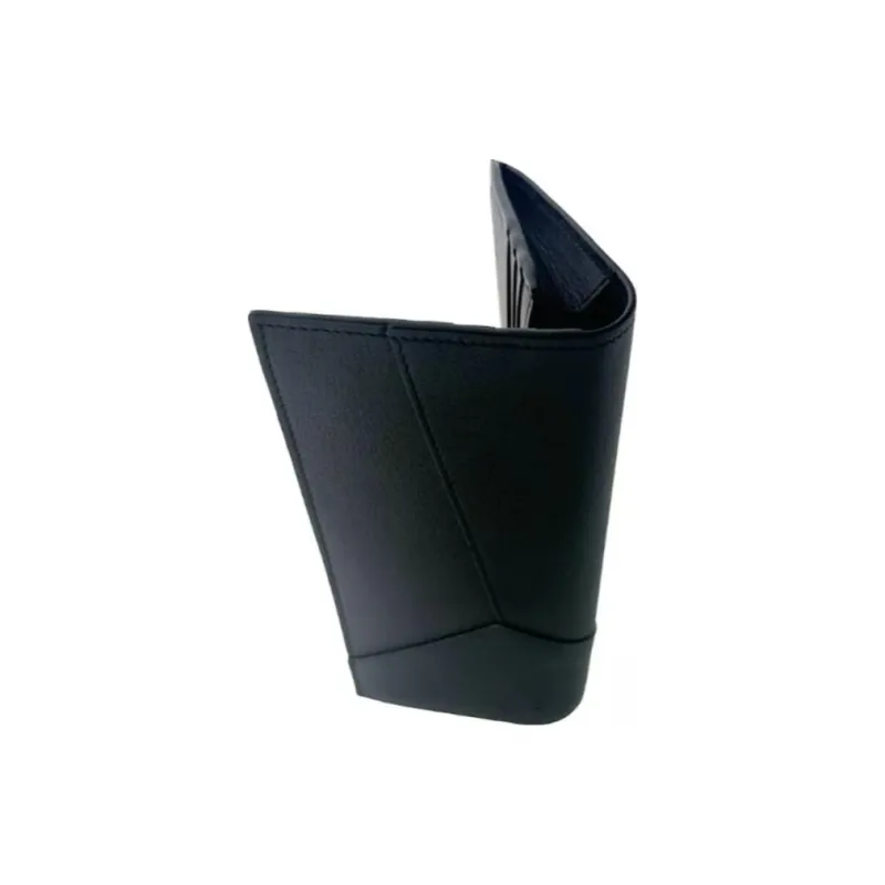 LOEWE Puzzle Leather Wallet Men's Black-1