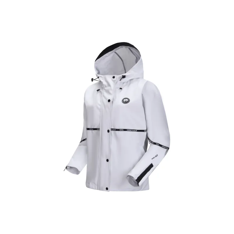 Panda Water Resistant Water Repellent Rainproof Windproof Windbreaker Jacket Women's-6