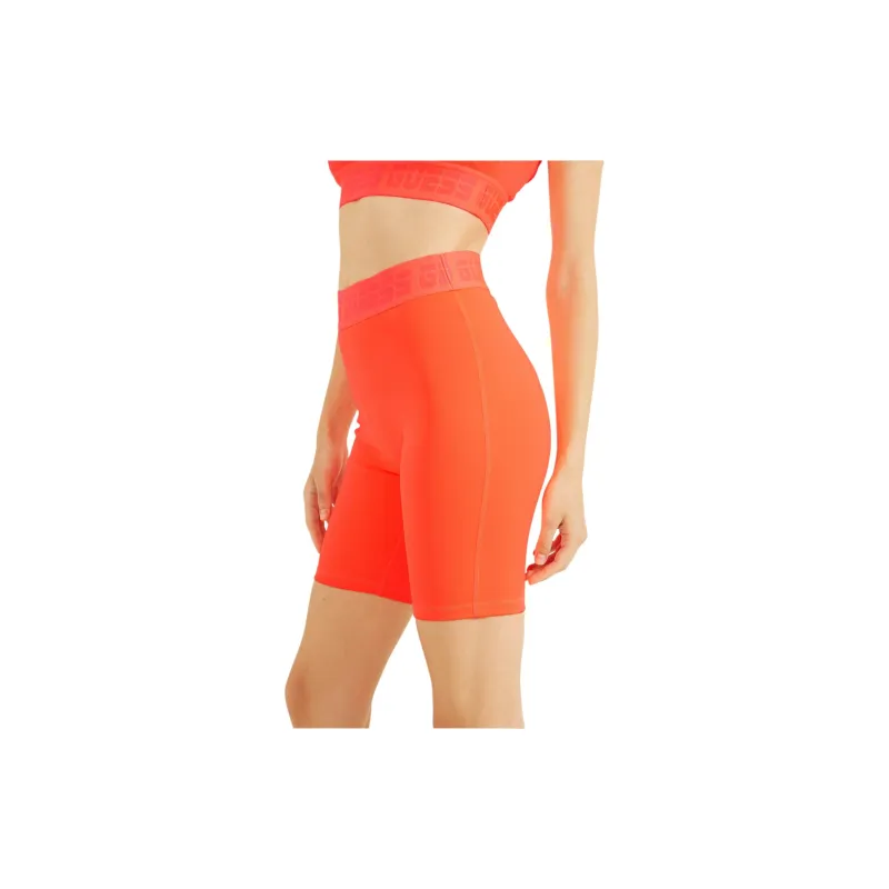 GUESS Aileen Biker Shorts Sports Shorts Women's Orange-2