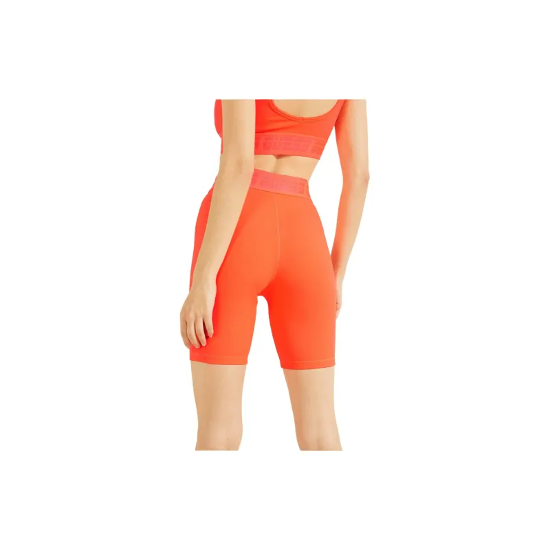 GUESS Aileen Biker Shorts Sports Shorts Women's Orange-1