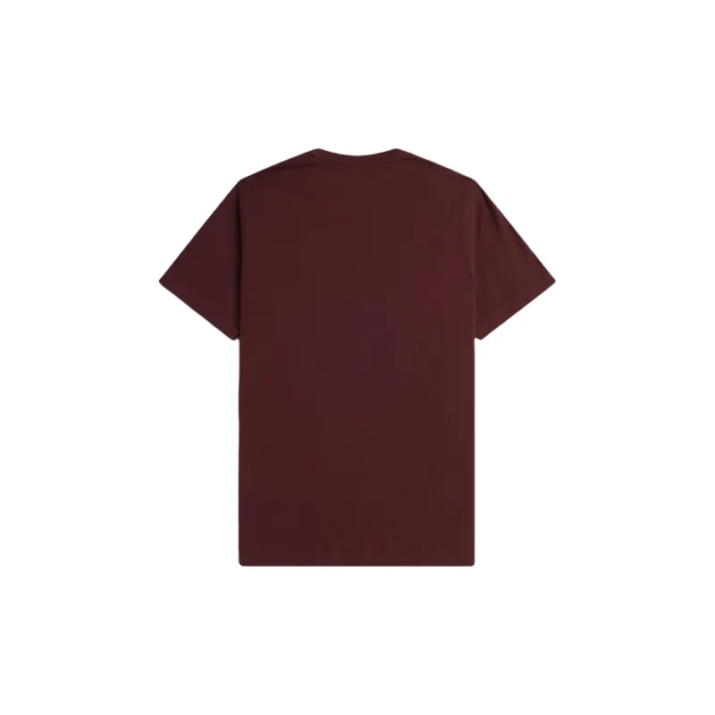 FRED PERRY Crew Neck T Shirt T Shirt Men's Red-1
