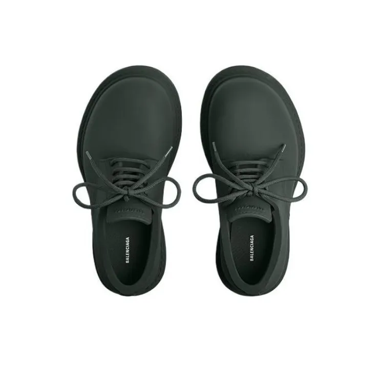 Balenciaga Steroid Casual Single Shoes Women's Dark Green-3